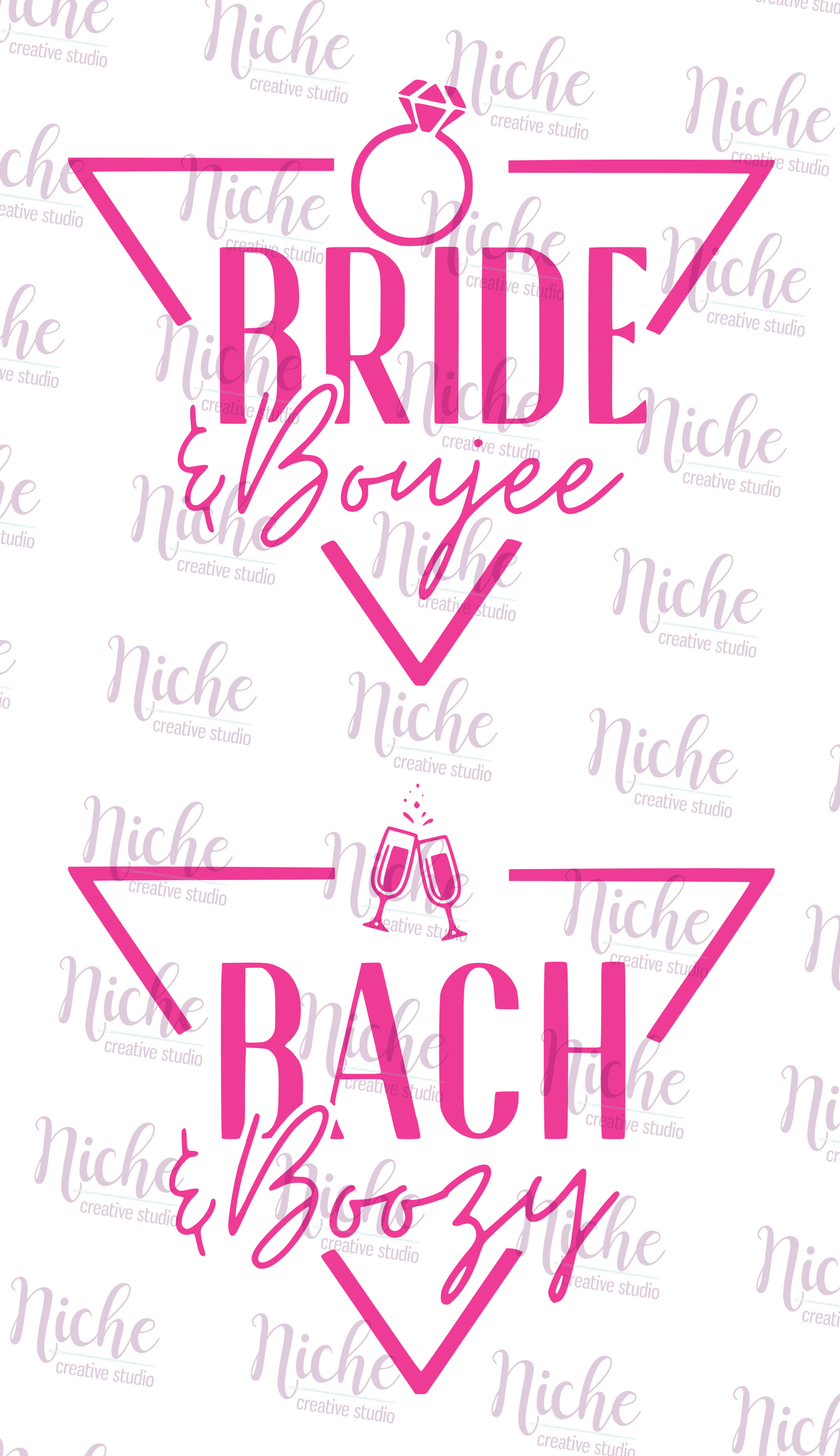 -WED3036 Bride and Boujee Decal