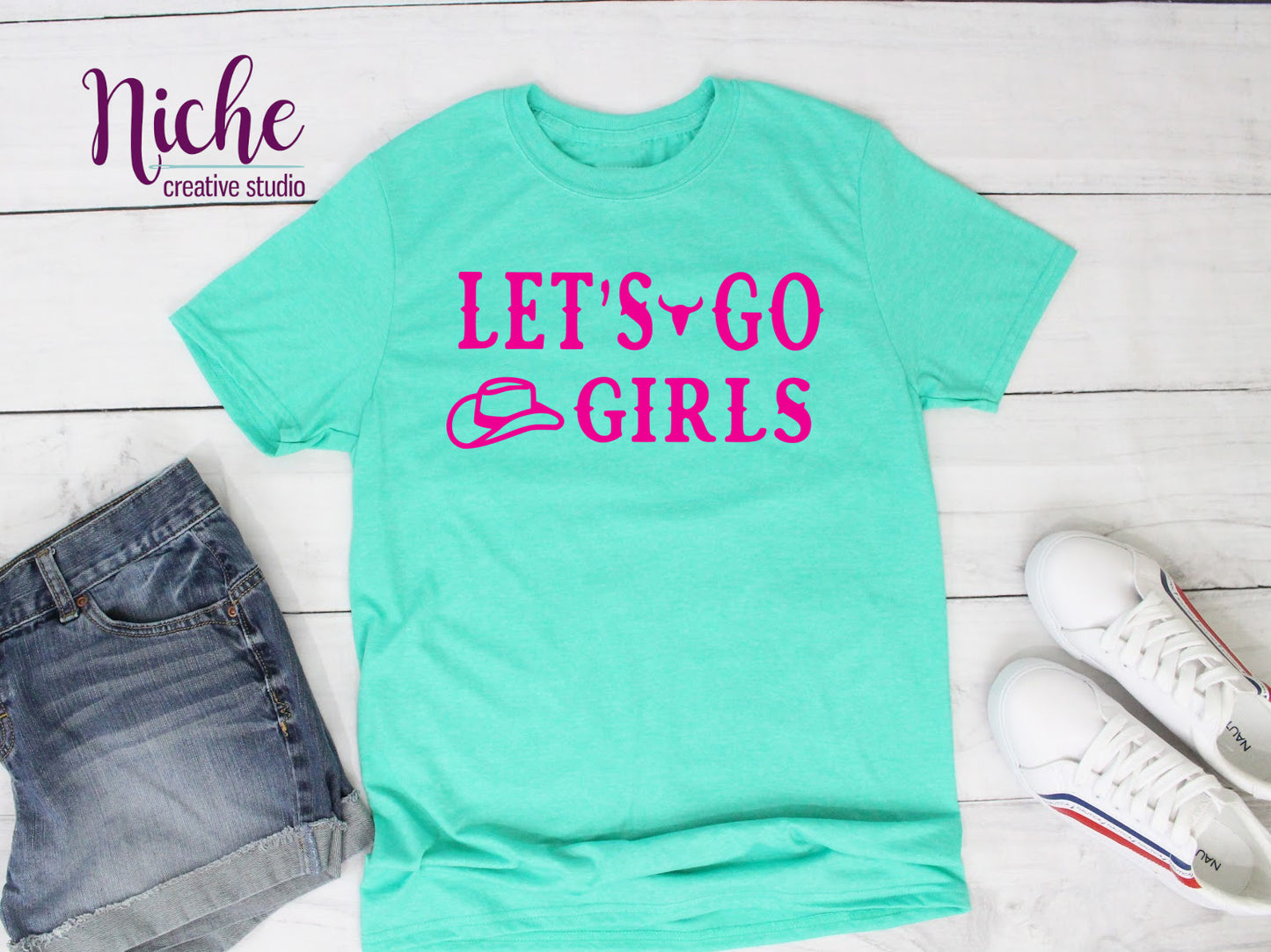 -WED3049 Lets Go Girls Decal