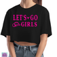 -WED3049 Lets Go Girls Decal