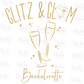 -WED6012 Glitz and Glam Decal