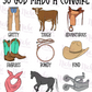 -WES1668 God Made Cowgirls Decal