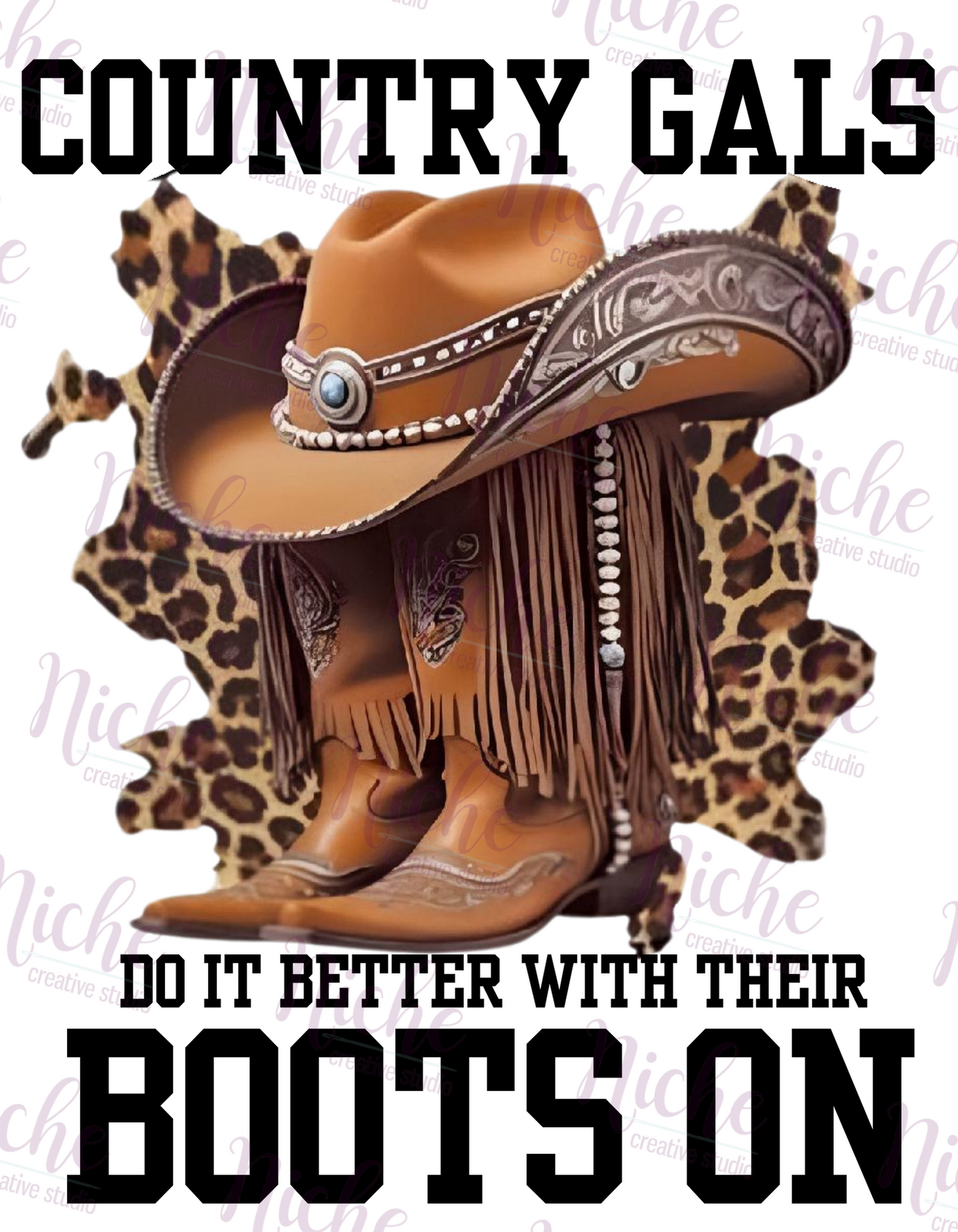 -WES5189 Country Gals Decal